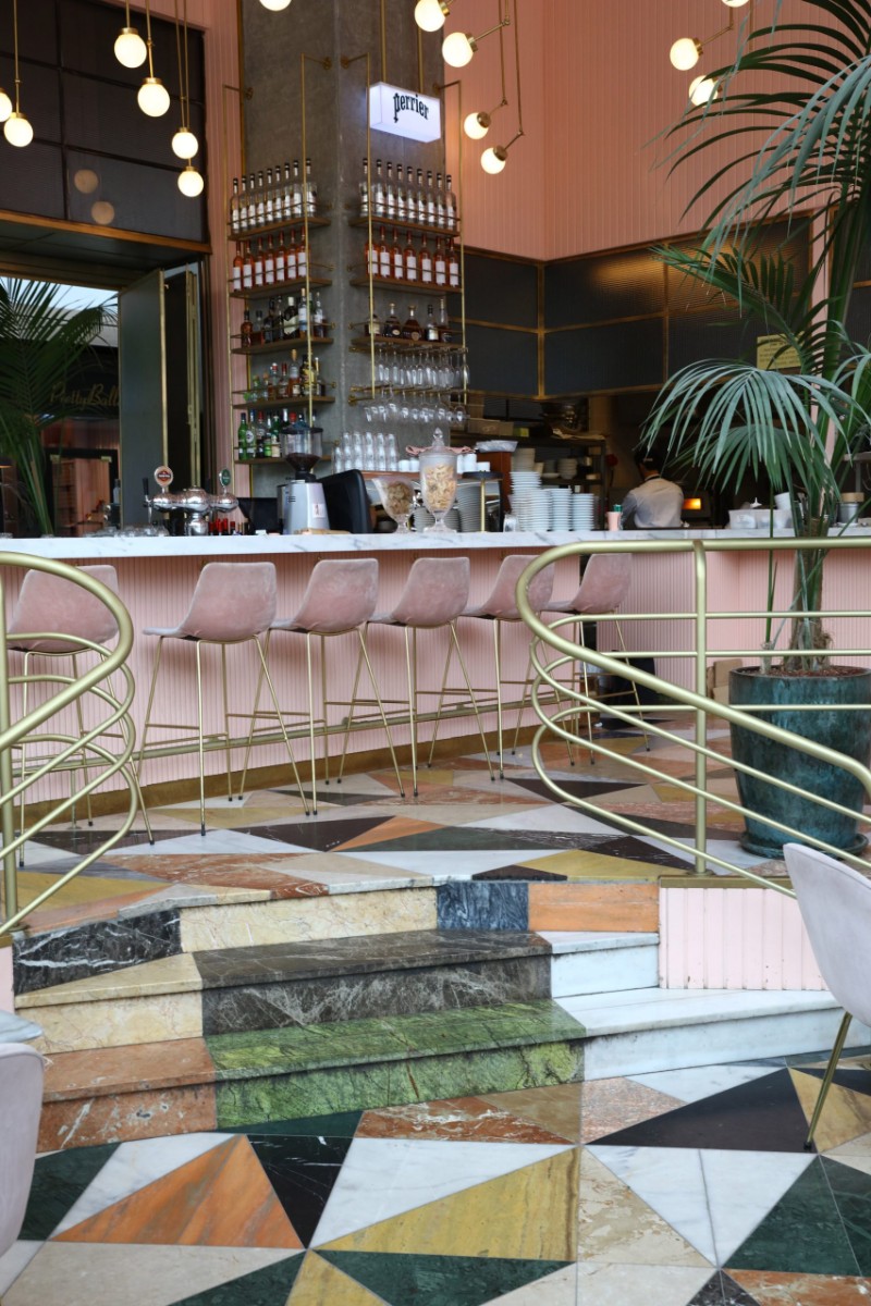 A Pale Pink Restaurant Interior Design in Sunny Tel Aviv 5