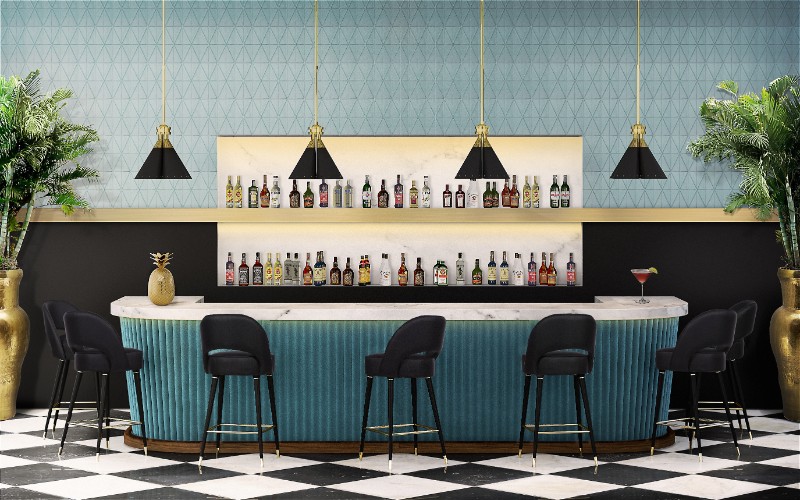 Bar Design Ideas The Best Stool and Counter Combos 7