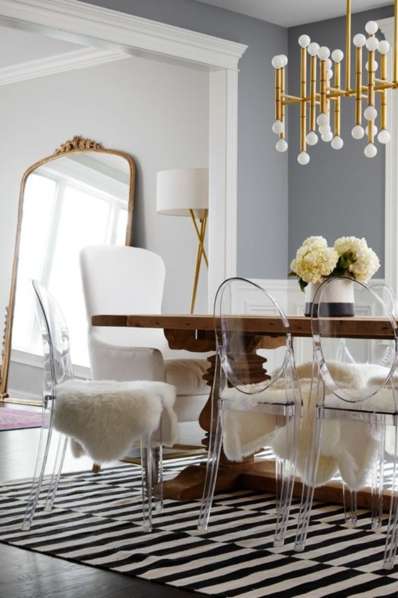 Here’s Why Clear Dining Chairs Are A Trend For Small Spaces