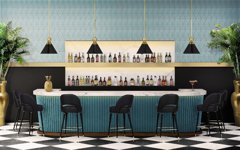 The Home Bar You've Always Wanted With These Mid-Century Pieces