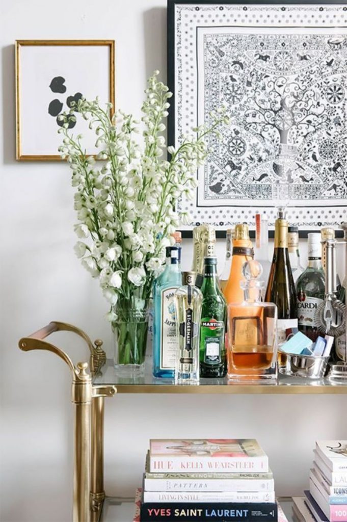 All The Tricks And Tips To Design Your Own Home Bar Cart_2 (1)
