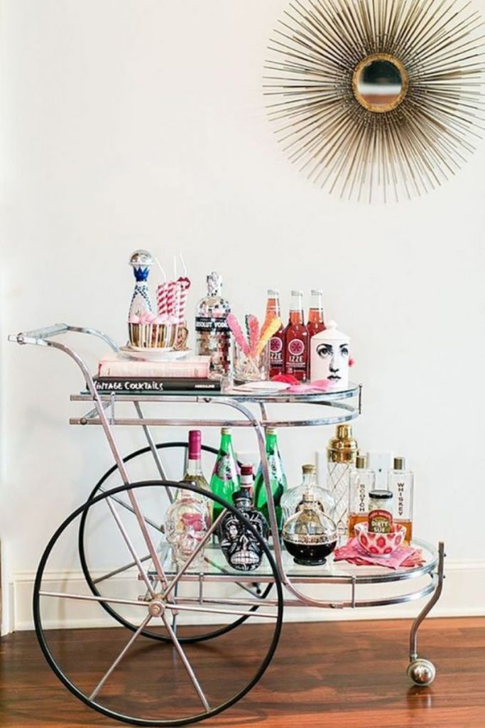 All The Tricks And Tips To Design Your Own Home Bar Cart_4 (1)
